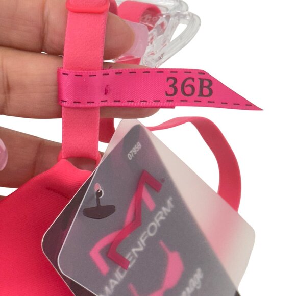 Maidenform Women One Fab Fit T-Shirt Bra SZ 36B Pink Coral Classic - Picture 5 of 8